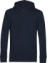 Pánska mikina s kapucňou – Inspire Zipped Hood - B&C, farba - navy, veľkosť - XXL