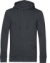 Pánska mikina s kapucňou – Inspire Zipped Hood - B&C, farba - asphalt, veľkosť - XS