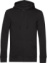 Pánska mikina s kapucňou – Inspire Zipped Hood - B&C, farba - black pure, veľkosť - 3XL