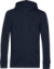 Pánska mikina s kapucňou – Inspire Zipped Hood - B&C, farba - navy blue, veľkosť - XL