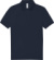 Pique polokošeľa z ťažkej bavlny – My Polo 210 - B&C, farba - navy, veľkosť - S