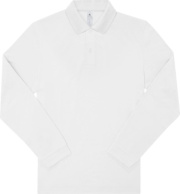 Pánska polokošeľa s dlhým rukávom z hrubej bavlny - My Polo 210 LSL