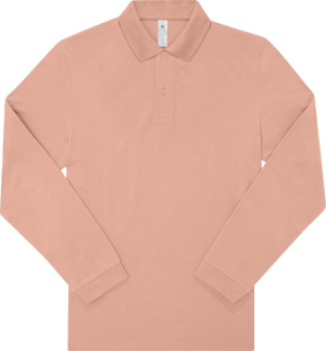 Pánska polokošeľa s dlhým rukávom z hrubej bavlny - My Polo 210 LSL