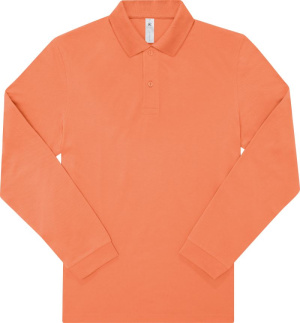 Pánska polokošeľa s dlhým rukávom z hrubej bavlny - My Polo 210 LSL