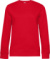 Dámska mikina – QUEEN Crew Neck - B&C, farba - red, veľkosť - M