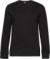 Dámska mikina – QUEEN Crew Neck - B&C, farba - black pure, veľkosť - 3XL