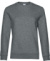 Dámska mikina – QUEEN Crew Neck - B&C, farba - heather mid grey, veľkosť - XL