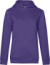 Dámska mikina s kapucňou – QUEEN Hooded - B&C, farba - radiant purple, veľkosť - XXL
