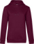 Dámska mikina s kapucňou – QUEEN Hooded - B&C, farba - dark cherry, veľkosť - XL
