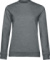 Dámska mikina - #Set In - B&C, farba - heather mid grey, veľkosť - S