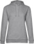 Dámska mikina s kapucňou - #Hoodie - B&C, farba - heather grey, veľkosť - S