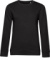Dámska mikina Inspire Crew Neck - B&C, farba - black pure, veľkosť - XL