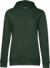 Dámska mikina s kapucňou - Inspire Hooded - B&C, farba - forest green, veľkosť - XL