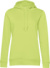Dámska mikina s kapucňou - Inspire Hooded - B&C, farba - lime, veľkosť - S