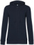 Dámska mikina s kapucňou – Inspire Zipped Hood - B&C, farba - navy, veľkosť - S