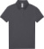 Dámske polo tričko piqué – My Polo 180 - B&C, farba - dark grey, veľkosť - L