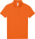 Dámske polo tričko piqué – My Polo 180 - B&C, farba - pure orange, veľkosť - S