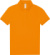 Dámske polo tričko piqué – My Polo 180 - B&C, farba - meta orange, veľkosť - L