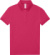 Dámske polo tričko piqué – My Polo 180 - B&C, farba - meta fuchsia, veľkosť - L