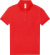 Dámska piké polokošeľa z ťažkej bavlny – My Polo 210 - B&C, farba - red, veľkosť - M