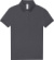 Dámska piké polokošeľa z ťažkej bavlny – My Polo 210 - B&C, farba - dark grey, veľkosť - 3XL