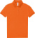 Dámska piké polokošeľa z ťažkej bavlny – My Polo 210 - B&C, farba - pure orange, veľkosť - XXL