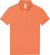Dámska piké polokošeľa z ťažkej bavlny – My Polo 210 - B&C, farba - amalfi coral, veľkosť - S