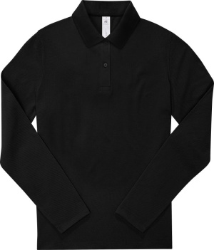 Dámska polokošeľa s dlhým rukávom z hrubého piké - My Polo 210 LSL