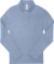 Dámska polokošeľa s dlhým rukávom z hrubého piké - My Polo 210 LSL - B&C, farba - heather blue, veľkosť - XL