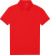 Dámske polokošeľa s piké textúrou - My Eco Polo 65/35 - B&C, farba - pop tomato, veľkosť - XL
