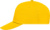 5-panelová vystužená promo šiltovka - Myrtle Beach, farba - gold yellow, veľkosť - Onesize
