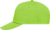 5-panelová vystužená promo šiltovka - Myrtle Beach, farba - lime green, veľkosť - Onesize