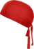 Šatka na hlavu typu bandana - Myrtle Beach, farba - red, veľkosť - Onesize