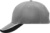 Šiltovka s trojfarebným šiltom - Myrtle Beach, farba - light grey/white/black, veľkosť - Onesize