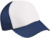 Detská 5-panelová šiltovka so sieťkou - Myrtle Beach, farba - white/navy, veľkosť - Onesize