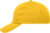 6-panelová šiltovka z ťažkej bavlny - Myrtle Beach, farba - gold yellow, veľkosť - Onesize