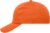 6-panelová šiltovka z ťažkej bavlny - Myrtle Beach, farba - orange, veľkosť - Onesize