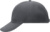 6-panelová vystužená šiltovka - Myrtle Beach, farba - dark grey, veľkosť - Onesize