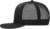6-panelová šiltovka Pro so sieťkou a sendvičovým šiltom - Myrtle Beach, farba - black/light grey, veľkosť - Onesize