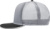 6-panelová šiltovka Pro so sieťkou a sendvičovým šiltom - Myrtle Beach, farba - light grey/black, veľkosť - Onesize