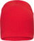 Pletená čiapka z biobavlny - Myrtle Beach, farba - red, veľkosť - Onesize