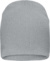 Pletená čiapka z biobavlny - Myrtle Beach, farba - light grey melange, veľkosť - Onesize