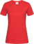 Dámske tričko z ťažkej bavlny - Stedman, farba - scarlet red, veľkosť - XXL