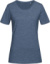 Dámske tričko - Stedman, farba - dark denim heather, veľkosť - L
