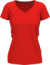 Dámske tričko s výstrihom do V - Stedman, farba - scarlet red, veľkosť - S