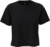 Dámsky crop top s vysokou gramážou - Next Level Apparel, farba - čierna, veľkosť - 3XL