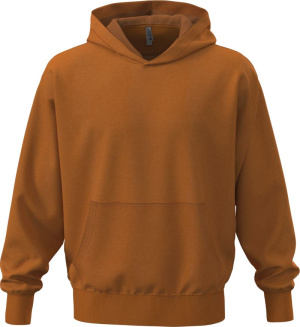 Ťažká unisex mikina s kapucňou typu oversize