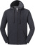 Mikina s kapucňou "NuBlend" - Jerzees, farba - black heather, veľkosť - XXL