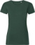 Dámske tričko Pure Organic - Russel, farba - bottle green, veľkosť - XXL
