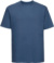Tričko z ťažkej bavlny "Authentic" - Russel, farba - indigo blue, veľkosť - XS